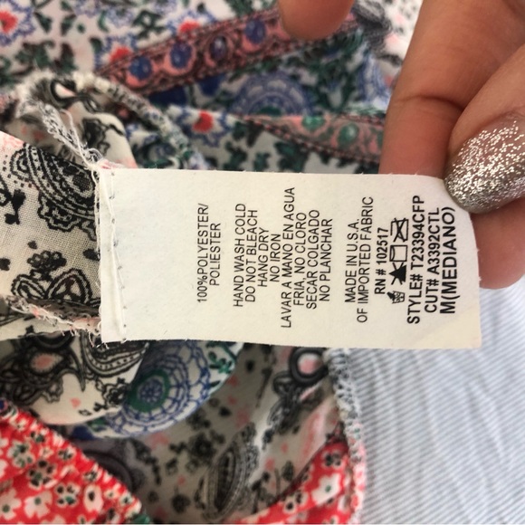 Festival Cropped Top Bohemian Hippie size M Free Shipping - Picture 6 of 10